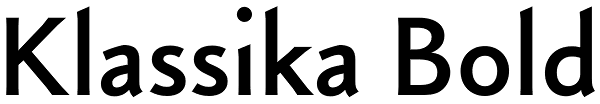 Klassika Bold Font