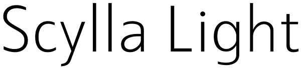 Scylla Light Font