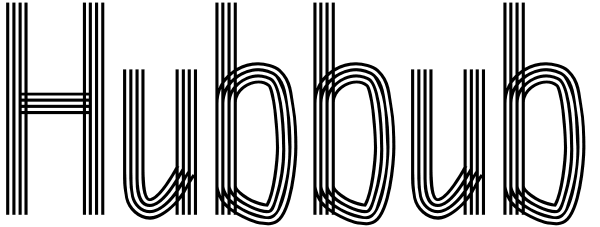 Hubbub Font