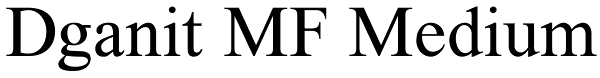 Dganit MF Medium Font