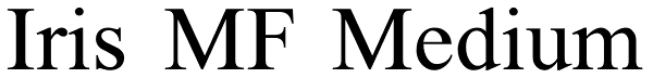 Iris MF Medium Font