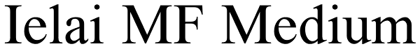 Ielai MF Medium Font