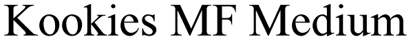 Kookies MF Medium Font