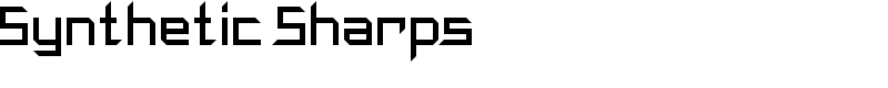 Synthetic Sharps Font