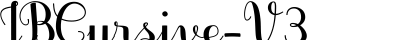 JBCursive-V3 Font