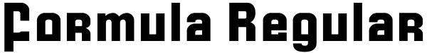 Formula Regular Font