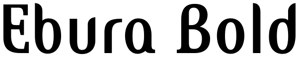 Ebura Bold Font