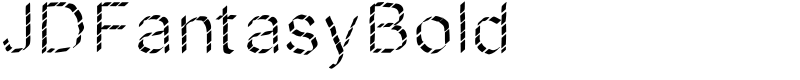 JDFantasyBold Font