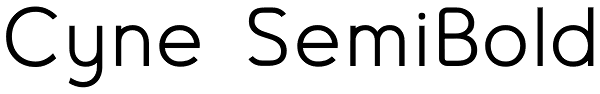 Cyne SemiBold Font