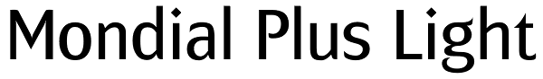 Mondial Plus Light Font