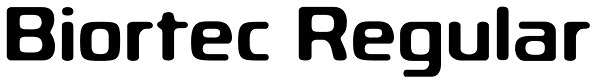 Biortec Regular Font