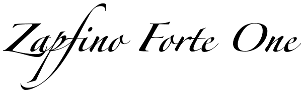 Zapfino Forte One Font