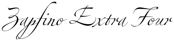 Zapfino Extra Four Font