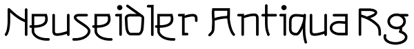 Neuseidler Antiqua Rg Font