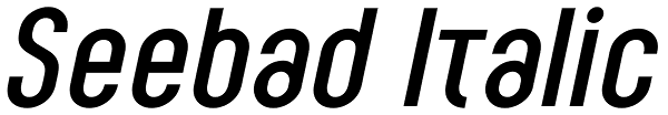 Seebad Italic Font