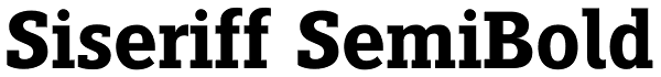 Siseriff SemiBold Font