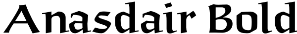 Anasdair Bold Font