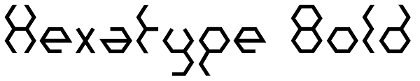 Hexatype Bold Font