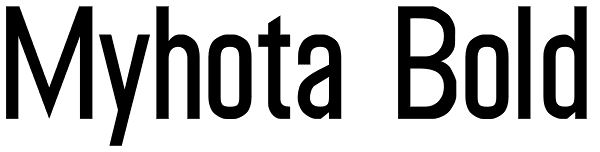 Myhota Bold Font