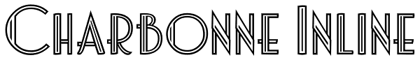 Charbonne Inline Font