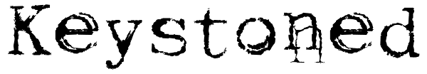 Keystoned Font