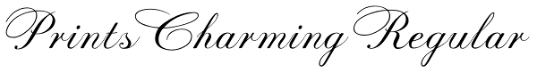 Prints Charming Regular Font