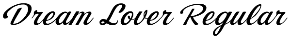 Dream Lover Regular Font