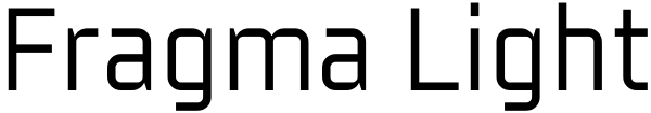 Fragma Light Font