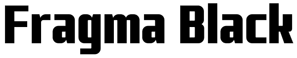 Fragma Black Font