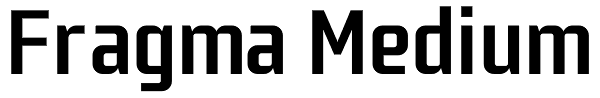 Fragma Medium Font