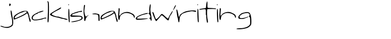 jackishandwriting Font