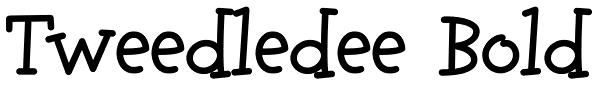 Tweedledee Bold Font