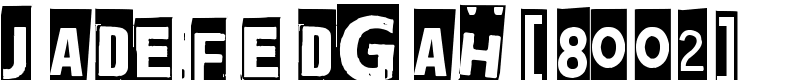 Jadefedgah[8002] Font