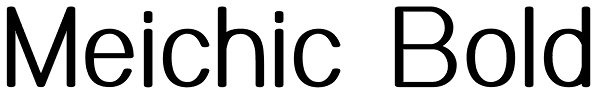 Meichic Bold Font