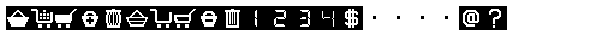 Web Icon Three Neg Font