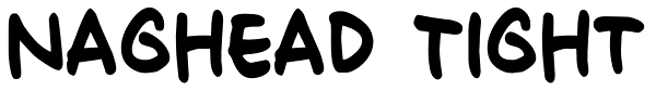 Naghead Tight Font