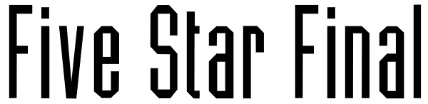 Five Star Final Font