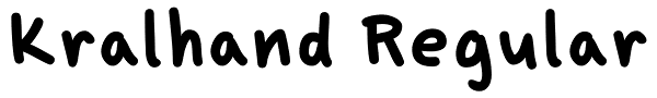 Kralhand Regular Font