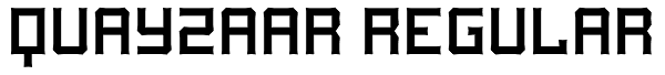 Quayzaar Regular Font