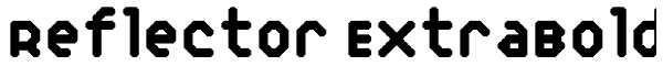 Reflector ExtraBold Font