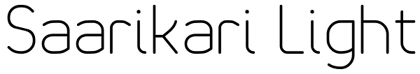 Saarikari Light Font