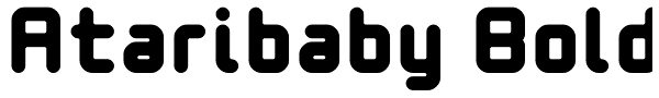 Ataribaby Bold Font
