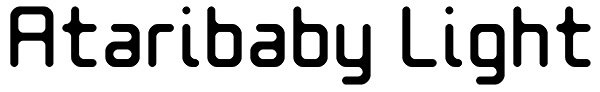 Ataribaby Light Font