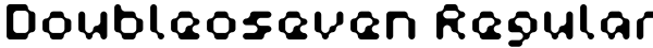 Doubleoseven Regular Font