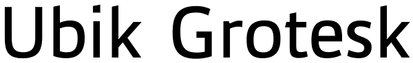 Ubik Grotesk Font