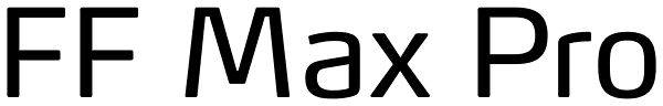 FF Max Pro Font