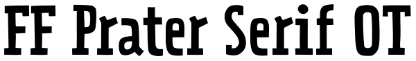 FF Prater Serif OT Font