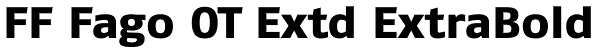 FF Fago OT Extd ExtraBold Font