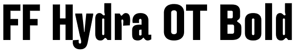 FF Hydra OT Bold Font