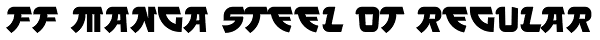 FF Manga Steel OT Regular Font